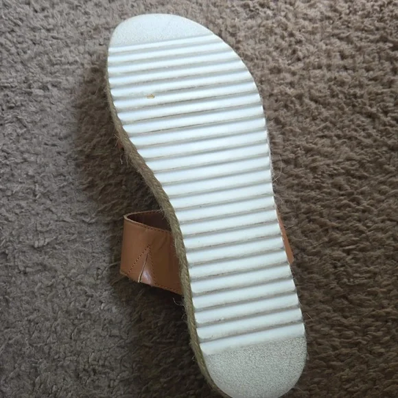 Reef White Sandals Cork Footbed Slide - Picture 4 of 7